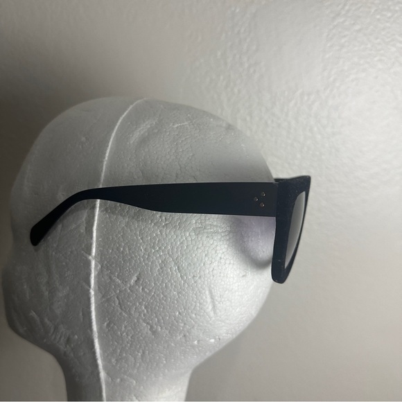 Vintage Sunglasses Velvet 90s Black
